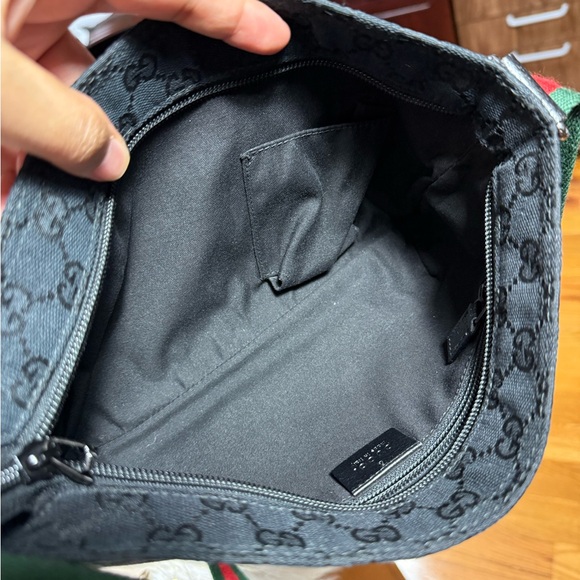 Gucci Web Black Gg Cross bag Shoulder bag Black Small, - Picture 4 of 16